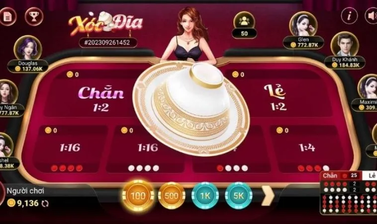 Trò Chơi Xóc Đĩa Tại S666: Hấp Dẫn Và Kịch Tính 2 Giao diện chơi Xóc Đĩa tại S666