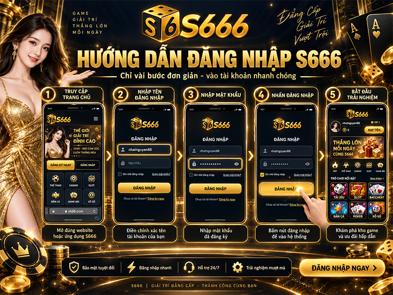 Hướng dẫn đăng nhập S666